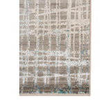 Amer Rugs CAM-47 Cambridge Contemporary Metallic Sheen Runner Rug, 2'6" X 8' Area Rug