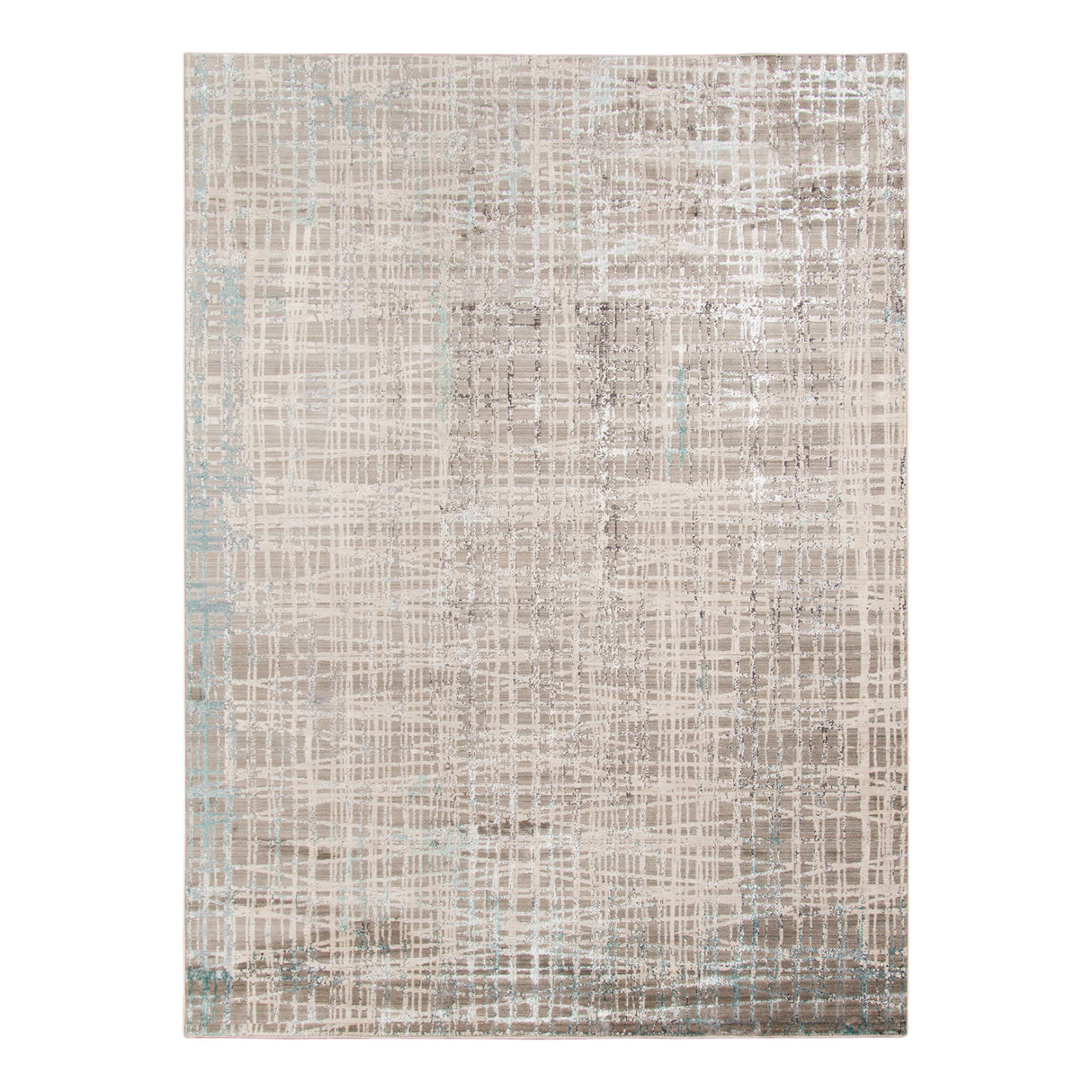 Amer Rugs CAM-47 Cambridge Contemporary Metallic Sheen Runner Rug, 2'6" X 8' Area Rug
