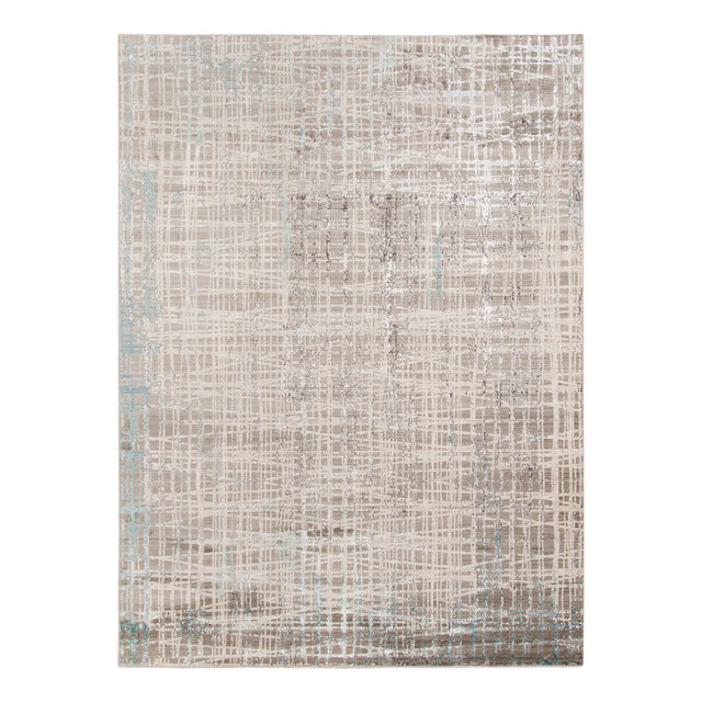 Amer Rugs CAM-47 Cambridge Contemporary Metallic Sheen Runner Rug, 2'6" X 8' Area Rug