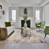 Amer Rugs CAM-49 Cambridge Contemporary Metallic Sheen Runner Rug, 2'6" X 8' Area Rug