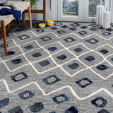 Amer Rugs CAR-14 Caribe Moroccan Inspired Runner Rug, 2'1" X 6'4" Area Rug