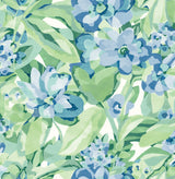 Caroline et Bettina CBS4511 Heather Belles Fleurs Peel & Stick Wallpaper