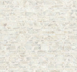 York CC1202 Capiz Offering White Pearl Wallpaper