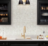 York CC1202 Capiz Offering White Pearl Wallpaper