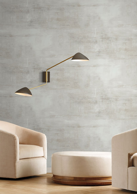 York CC1223 Salt Flats Silver Wallpaper