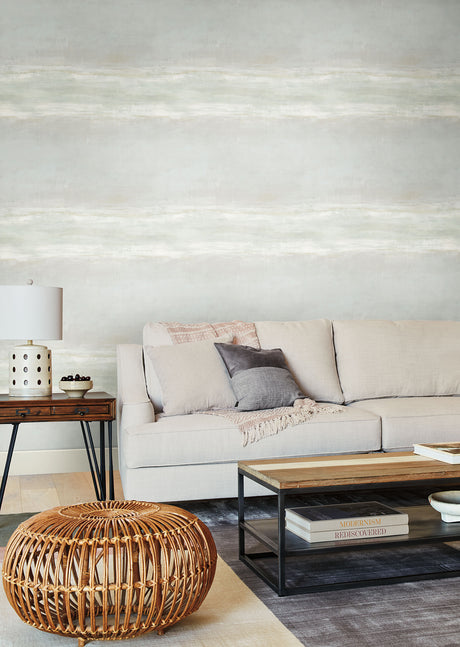 York CC1251 Serene Reflection Mist Wallpaper