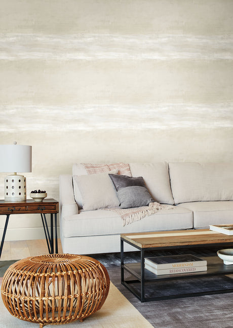 York CC1254 Serene Reflection Natural Wallpaper
