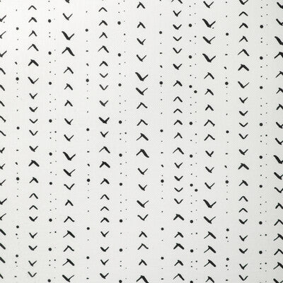 CAROLINE CECIL TEXTILES CCF-2345.816.0 TITIK BLACK/OYSTER Fabric - ORIGINS