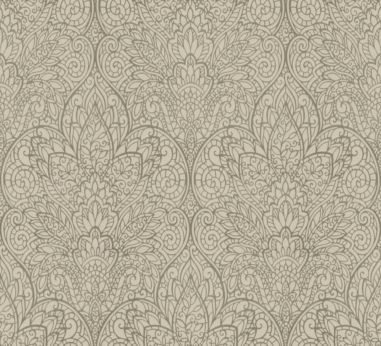 York CD4010 Paradise Brown Metallic Wallpaper