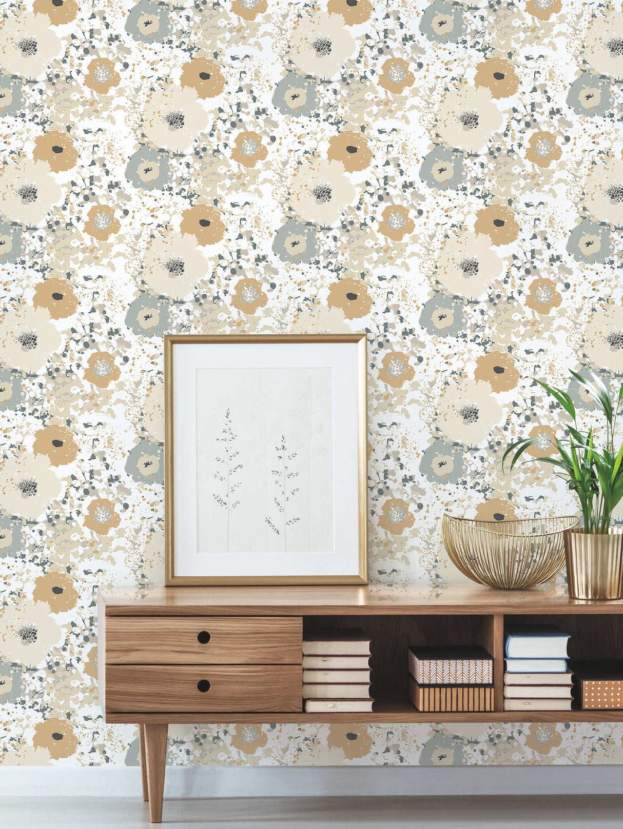 York CE4011 Spontaneity Metallic Wallpaper