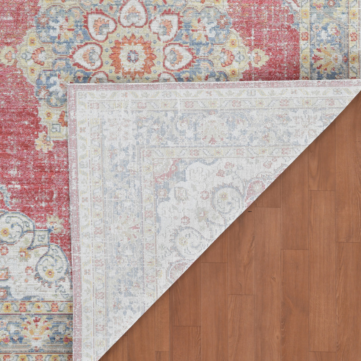 Amer Rugs CEN-20 Century Vintage Medallion /Teal Area Rug