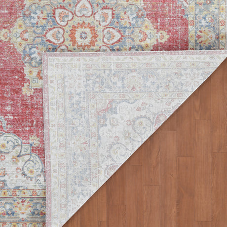 Amer Rugs CEN-20 Century Vintage Medallion /Teal Area Rug