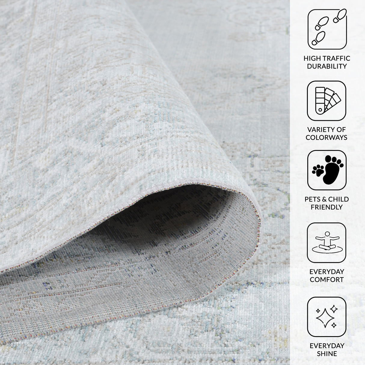 Amer Rugs CEN-21 Century Vintage Medallion Runner Rug, 2'6" X 8' Area Rug
