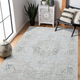 Amer Rugs CEN-21 Century Vintage Medallion Runner Rug, 2'6" X 8' Area Rug