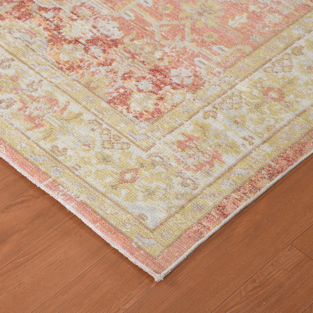Amer Rugs CEN-8 Century Vintage Bordered /Ivory Runner Rug, 2'6" X 8' Area Rug