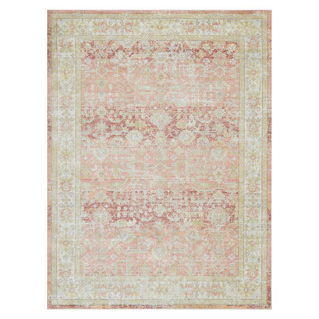 Amer Rugs CEN-8 Century Vintage Bordered /Ivory Runner Rug, 2'6" X 8' Area Rug