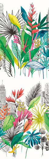 Ohpopsi CEP50107W Sierra Multicolor Urban Tropic Wallpaper