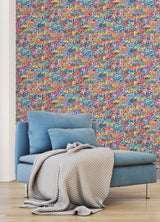 Ohpopsi CEP50120W Indio Multicolor Love Scribble Wallpaper