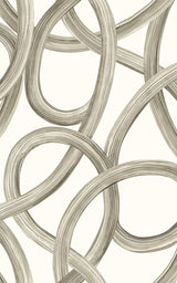 Ohpopsi CEP50127W Calix White Twisted Geo Wallpaper