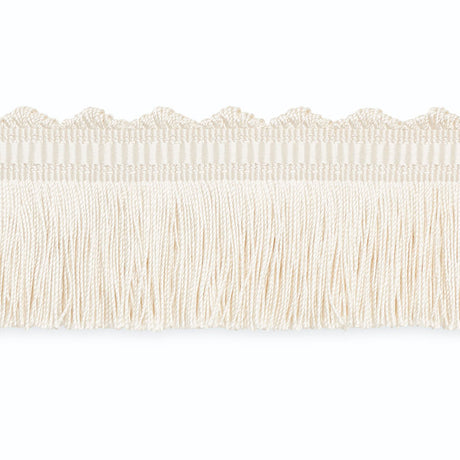Schumacher CF3020-1 FOSTER CUT FRINGE in BLANC Trim - SCHUMA