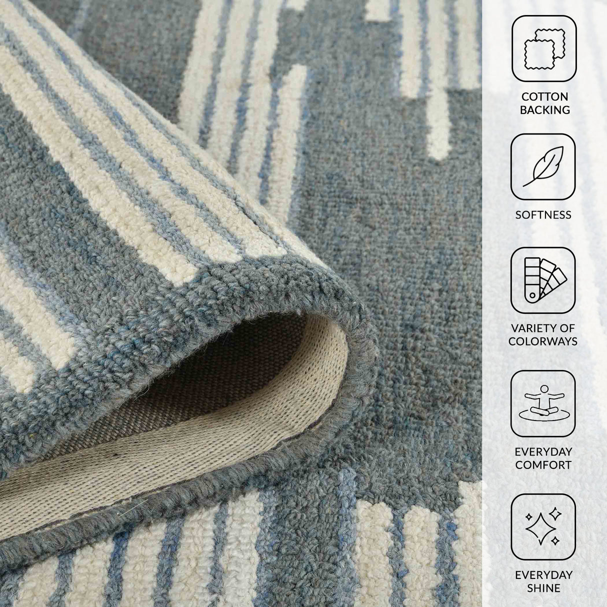 Amer Rugs CHI-3 Chicago Modern Geometric Area Rug