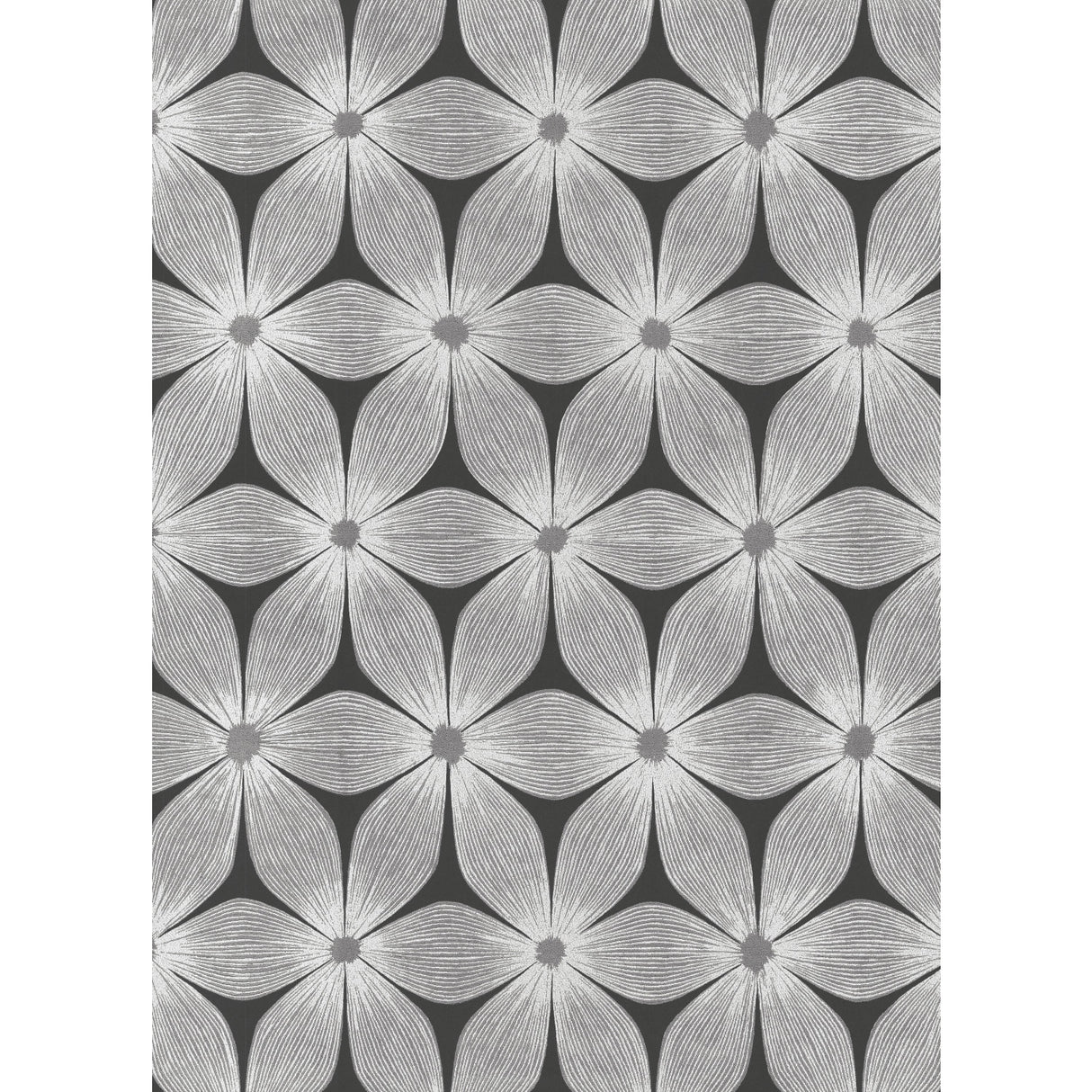 York CI2305 Everlasting Black & Silver Wallpaper