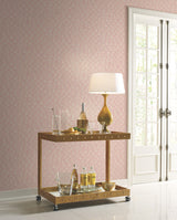 York CI2334 Luminous Gingko Coral Wallpaper
