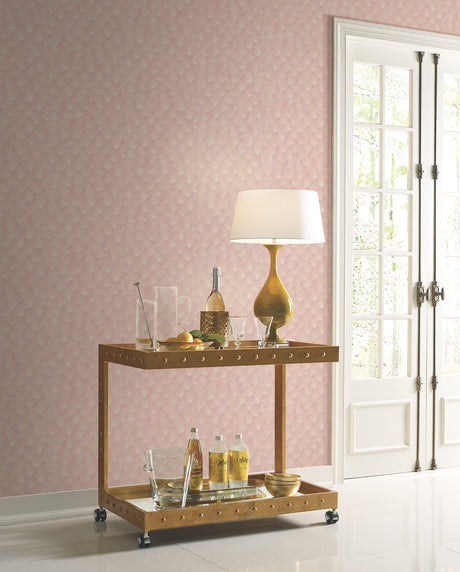 York CI2334 Luminous Gingko Coral Wallpaper