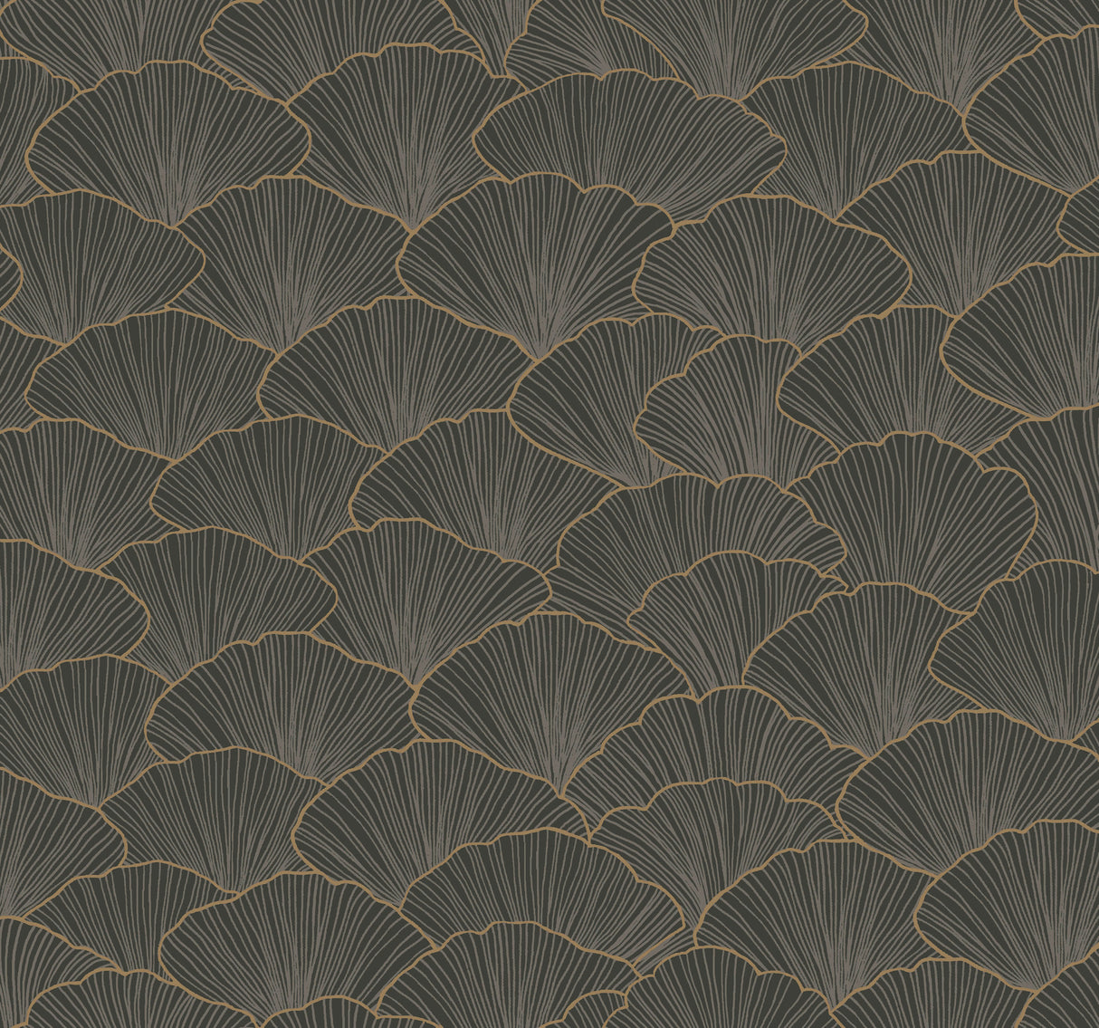 York CI2336 Luminous Gingko Grey Wallpaper