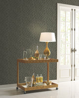 York CI2336 Luminous Gingko Grey Wallpaper