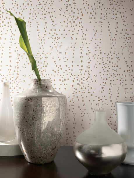 York CI2352 Star Struck Cream & Gold Wallpaper