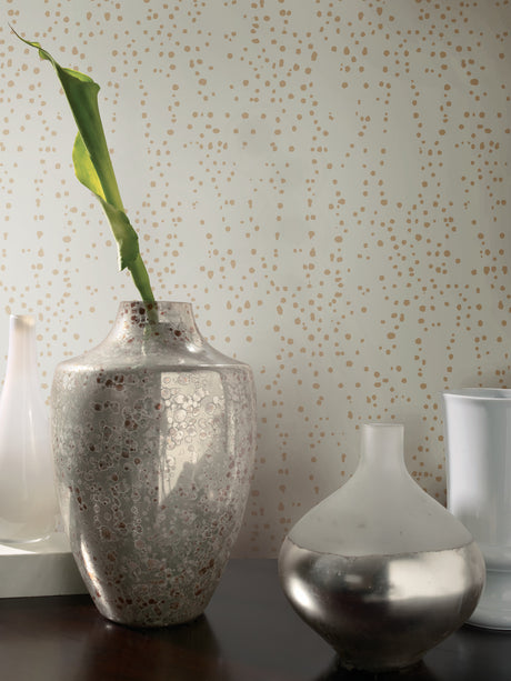 York CI2354 Star Struck Grey & Gold Wallpaper