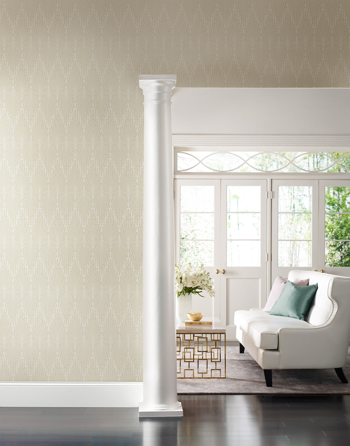 York CI2361 Café Society Cream Wallpaper