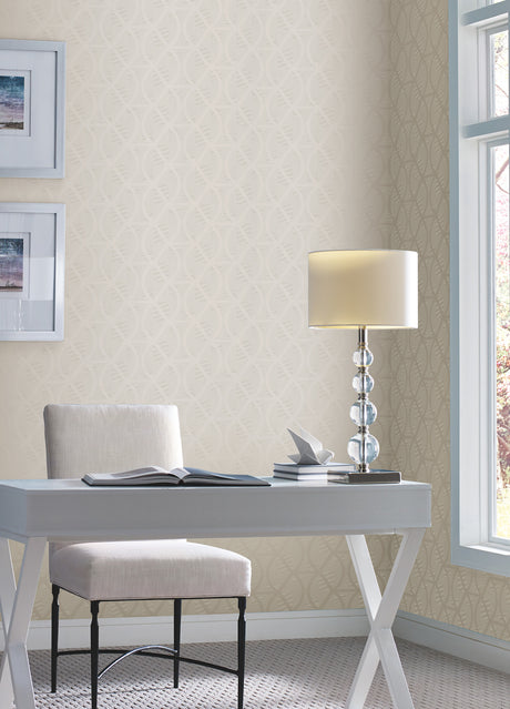 York CI2382 Opposites Attract Cream Wallpaper