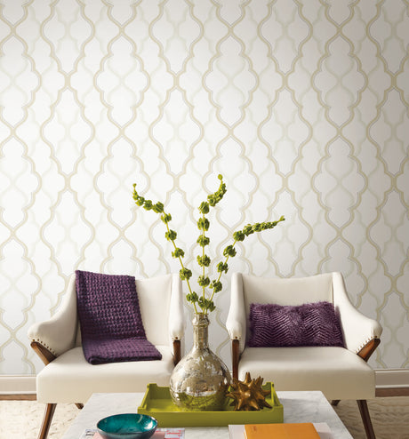 York CI2392 Double Damask Cream Wallpaper