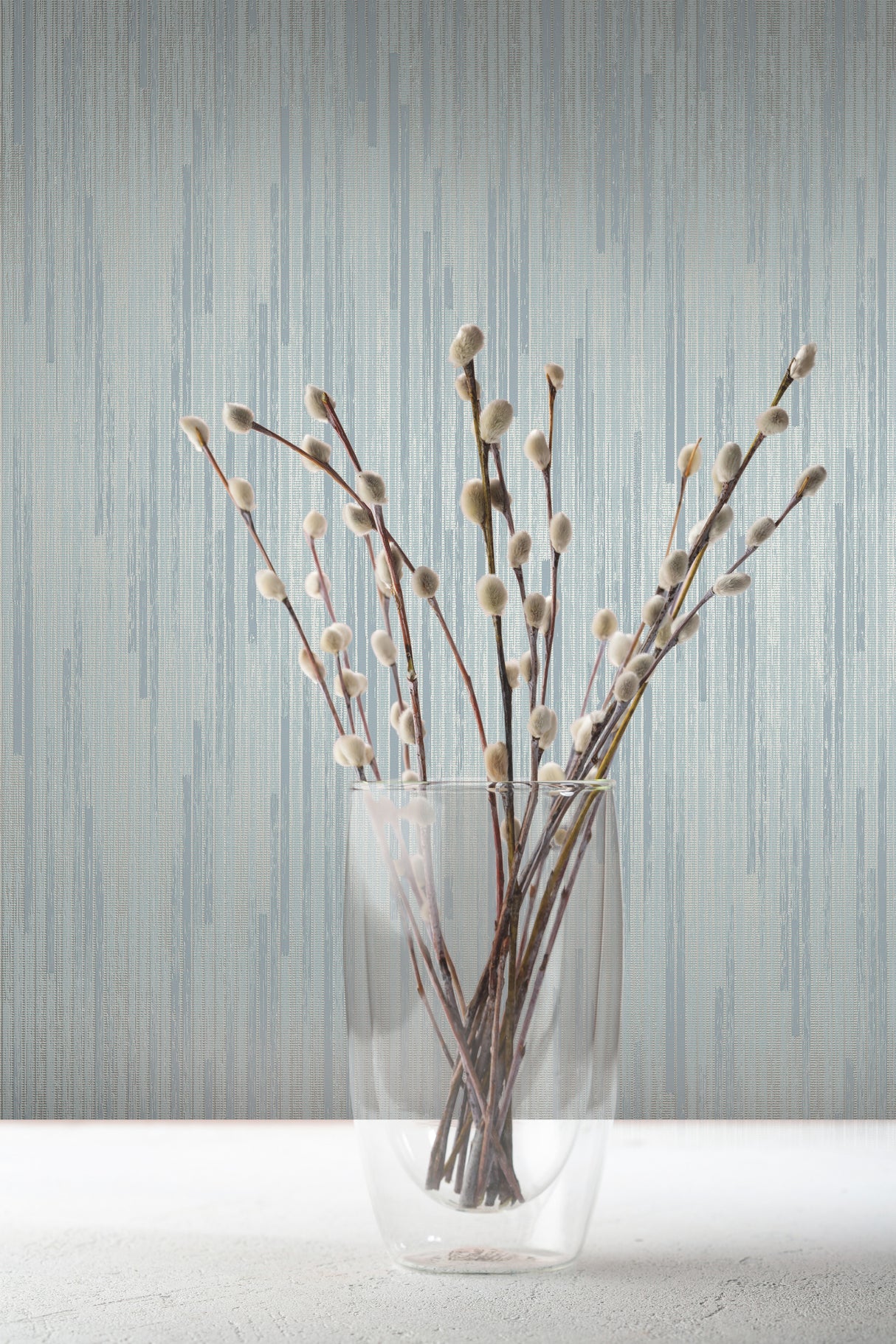 York CI2405 Bargello Blue Wallpaper