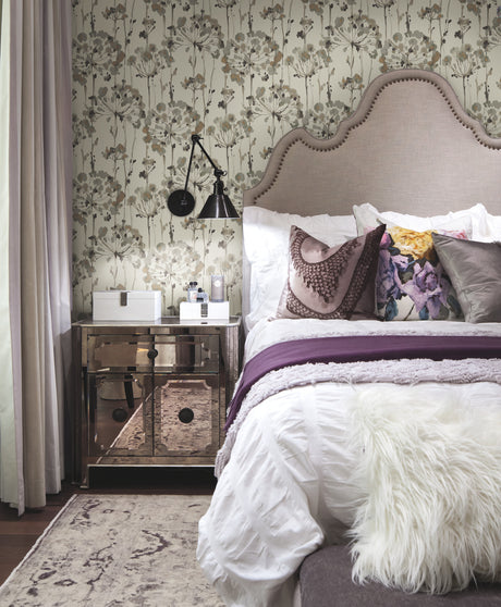 York CI2425 Flourish Beige Wallpaper