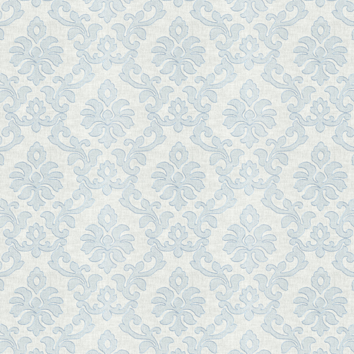 STOUT CLIN-3 CLINTON 3 BLUE Fabric - Eades Wallpaper & Fabric