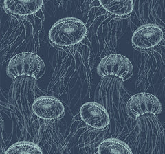 York CM3326 Atolla Blue Wallpaper