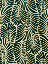 Scalamandre CN 00011523 VIRIDIAN PLUMES SILK VELVET Fabric