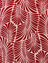 Scalamandre CN 00031523 CERISE PLUMES SILK VELVET Fabric