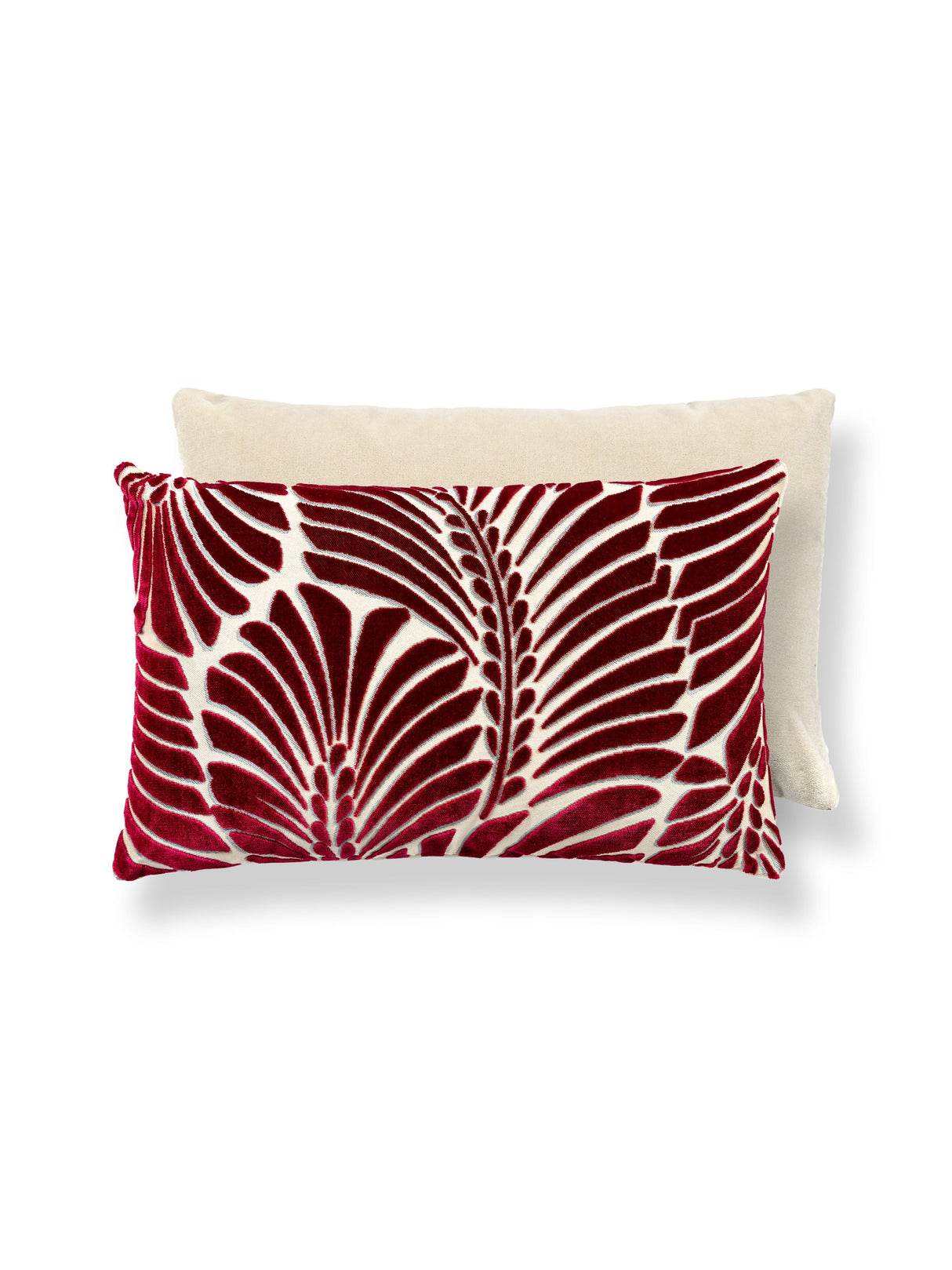 Scalamandre CN 0003MBDK1523 PLUMES / VELVET PILLOW - Pillow 