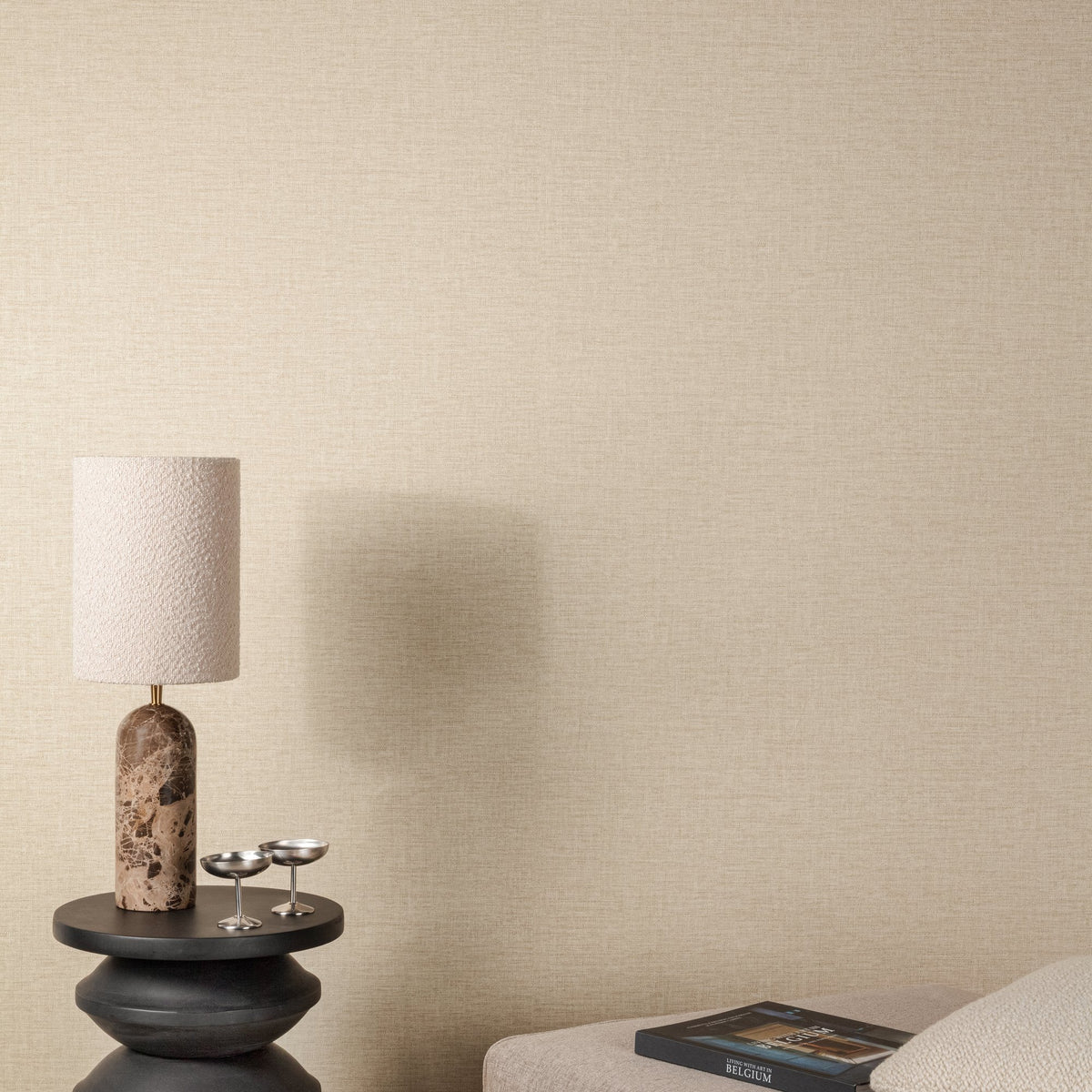 Galerie Concept Rough Textile Beige Wallpaper CO1004