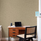 Galerie Concept Rough Textile Brown Wallpaper CO1005