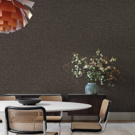 Galerie Concept Rough Textile Black Wallpaper CO1014