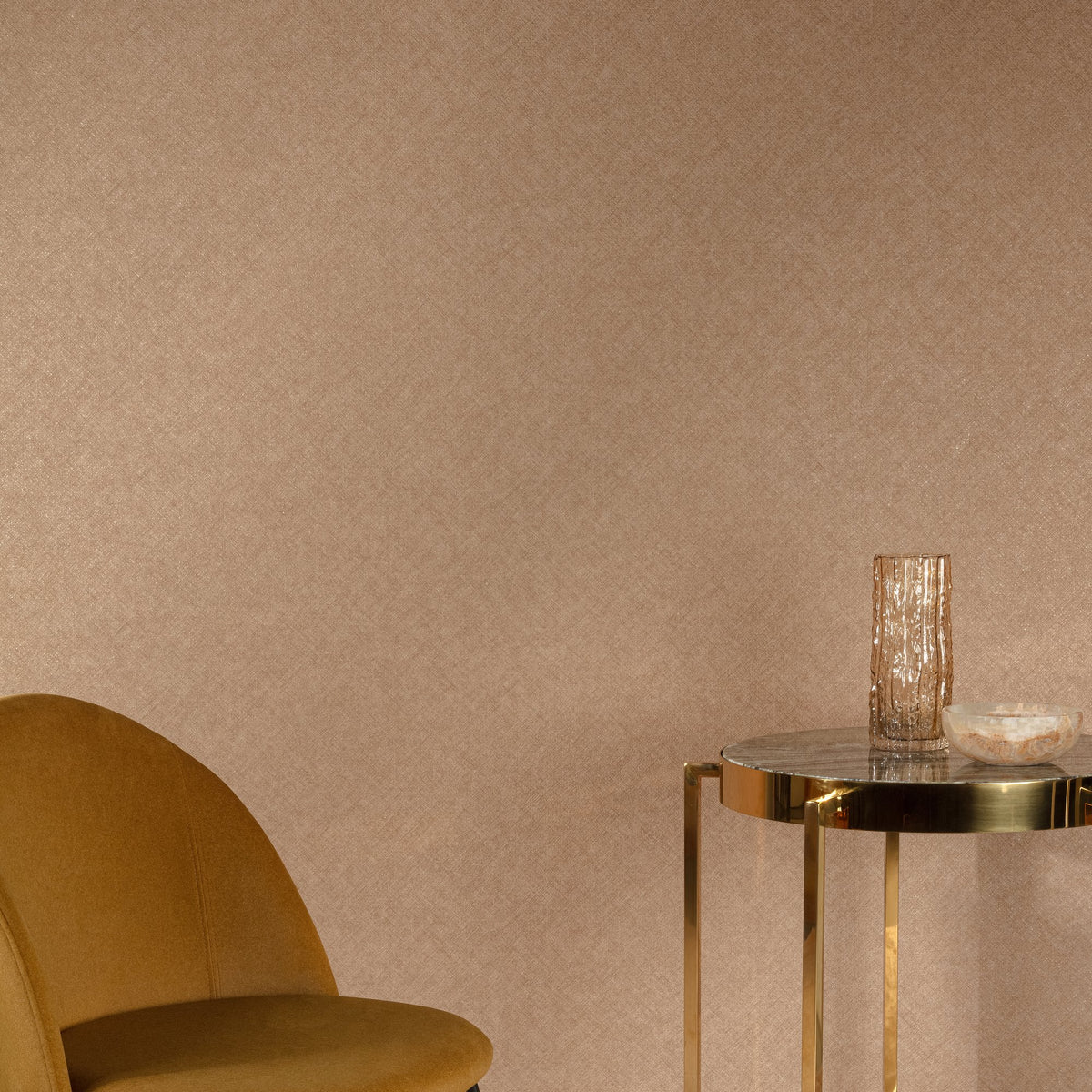 Galerie Concept Graphic Concrete Brown Wallpaper CO1105