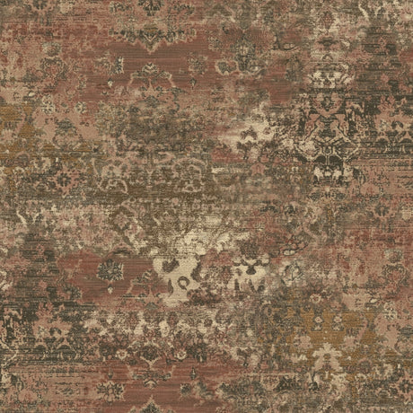 Galerie Concept Worn Tapistry Red Wallpaper CO3103