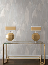 Candice Olson COD0601 Shimmering Canopy Light Grey Botanical Wallpaper