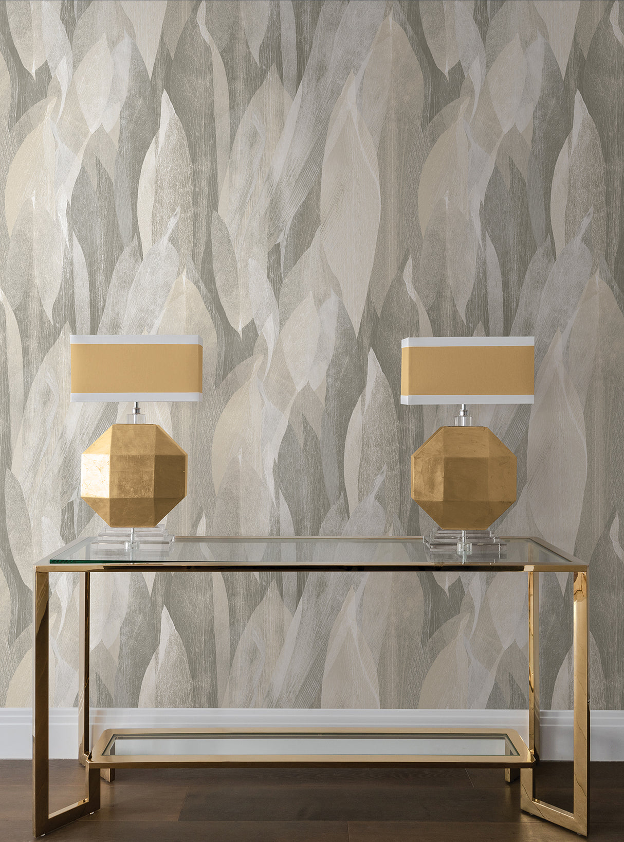 Candice Olson COD0602 Shimmering Canopy Neutral Botanical Wallpaper