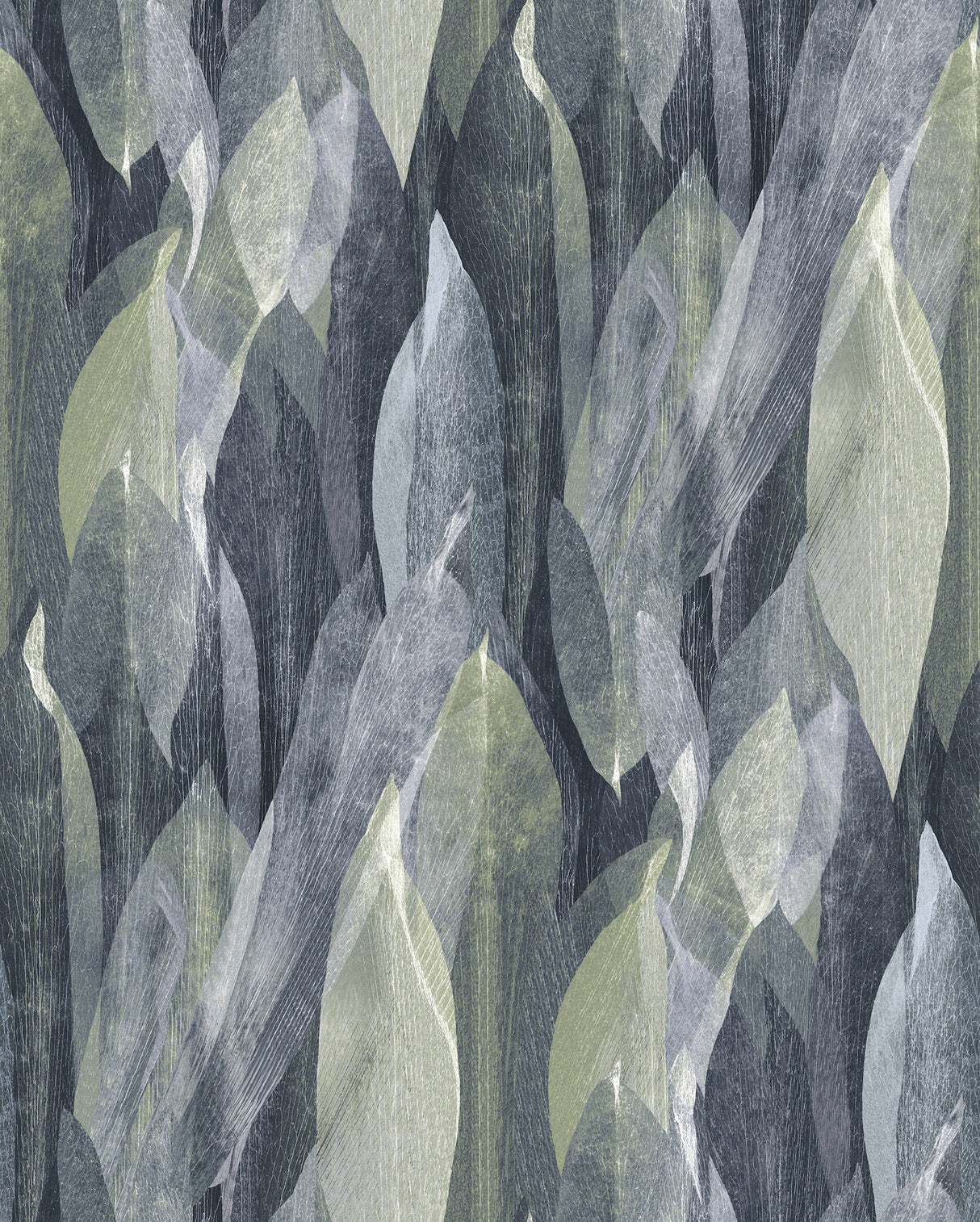 Candice Olson COD0604 Shimmering Canopy Indigo Botanical Wallpaper